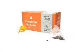 Cambridge Tea party Whole Green Tea & Orange   Pack  20 pcs